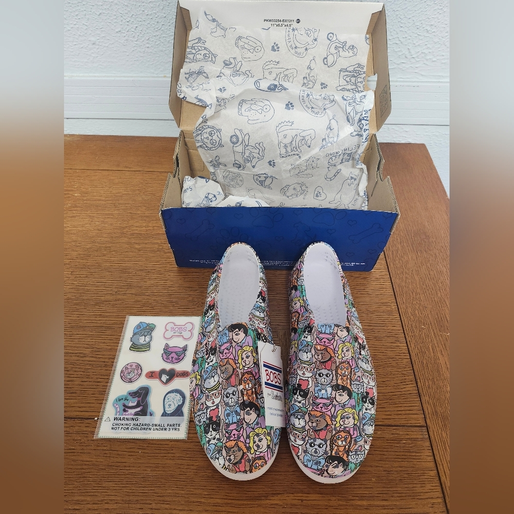 Colorful Slip-On Shoes Womens Size 7